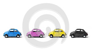 Toy Metal CMYK Cars