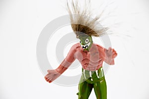 Toy mexican wrestler photograph