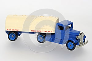 Toy milk tanker truck photo