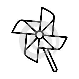 Toy Mill Icon Vector On Trendy Design