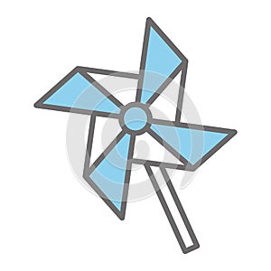 Toy Mill Icon Vector On Trendy Design