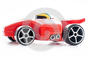 Toy plastic formule car