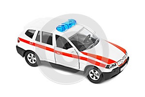 Toy police car