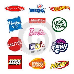 Toy producers company logos