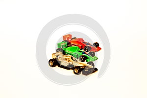 Toy racer cars photo