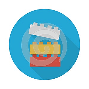 Toy reception vector  flat  icon