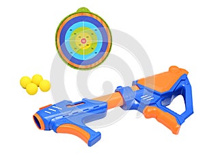 Toy rifle shotgun with sponge ammo photo