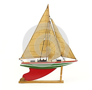 Juguete barco de vela 