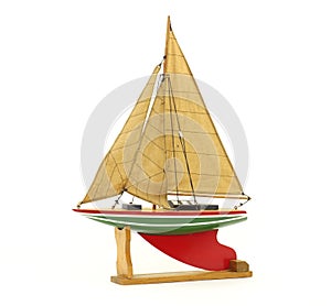 Juguete barco de vela 