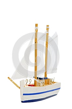 Toy sailing boat