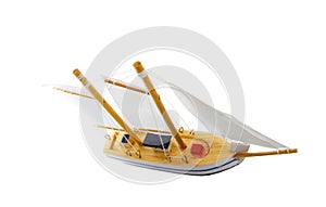 Toy sailing boat