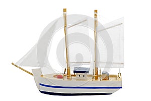 Toy sailing boat