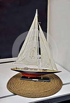 Toy sailing boat