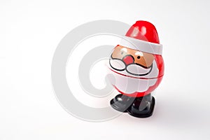 Toy Santa Claus, small in size, lively, jumps and opens his mouth