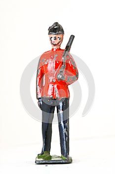 Toy soldier with rifle - Foot guard frontview
