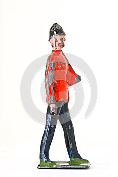 Toy soldier with rifle - Foot guard sideview