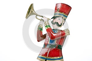 Toy Soldier Trumpet Player Isolated White