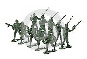 Toy Soldiers Isolated