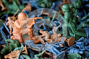 Toy soldiers - world war photo