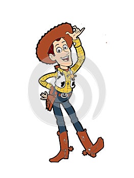 toy story the buddy cartoon, energetic style.