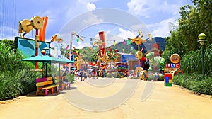 Toy story playland at disneyland hong kong