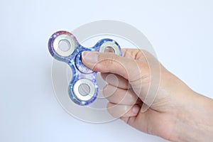 Toy stress Fidget spinner hand