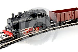 Toy Train and freight wagon