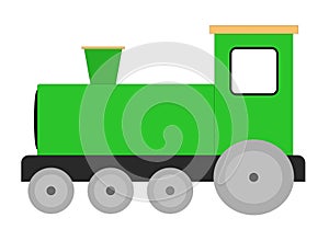 Toy train in Green