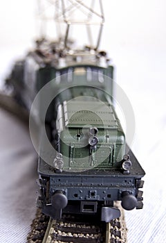 Toy train green