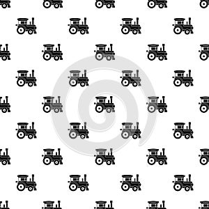 Toy train pattern vector