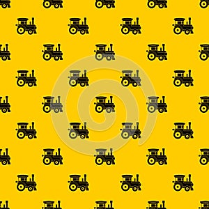 Toy train pattern vector