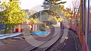 Toy Train Shimla Historic train on the way to the Shimla HP