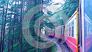 Toy Train Shimla Historic train on the way to the Shimla HP