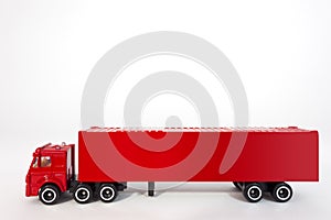 Toy trucking industry semi-truck