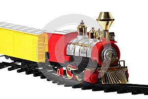 Toy vintage steam locomotive