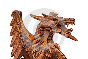 Toy wood dragon