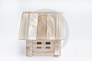 Toy wooden house