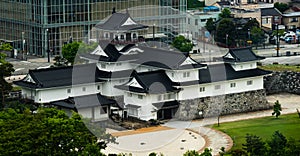 Toyama Castle : Rear side of Toyama Castle