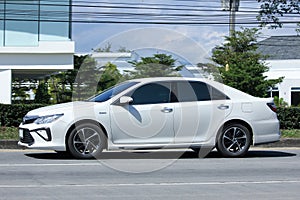 Toyota Camry on highway road