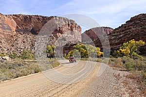 Toyota LandCruiser in Little Grand Canyon