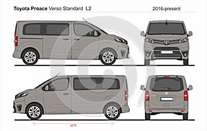 Toyota Proace Verso Standard Van L2 4 doors 2016-present