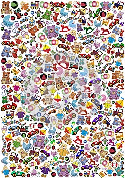 Toys background highsize