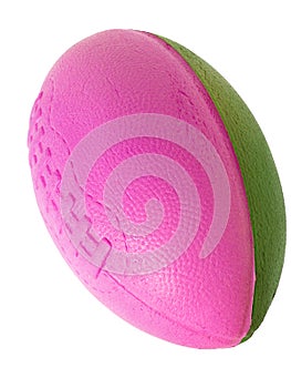 Toys: Foam Football in Pink and Green