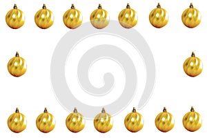 Toys Golden balls on the Christmas a tree