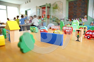 Toys in kindergarten