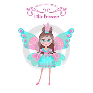 Toys for little princesses. Set of vector cliparts.