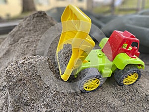 Toys in the sand