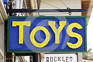 Toys Sign