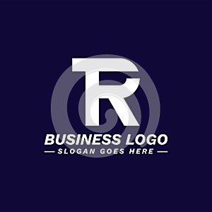 TR logo monogram design template