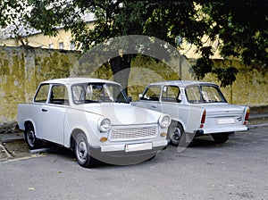 Trabant Cars, Budapest, Hungary